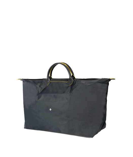 LONGCHAMP LE PLIAGE CLUB TRAVEL BAG  MEDIUM - GUNMETAL