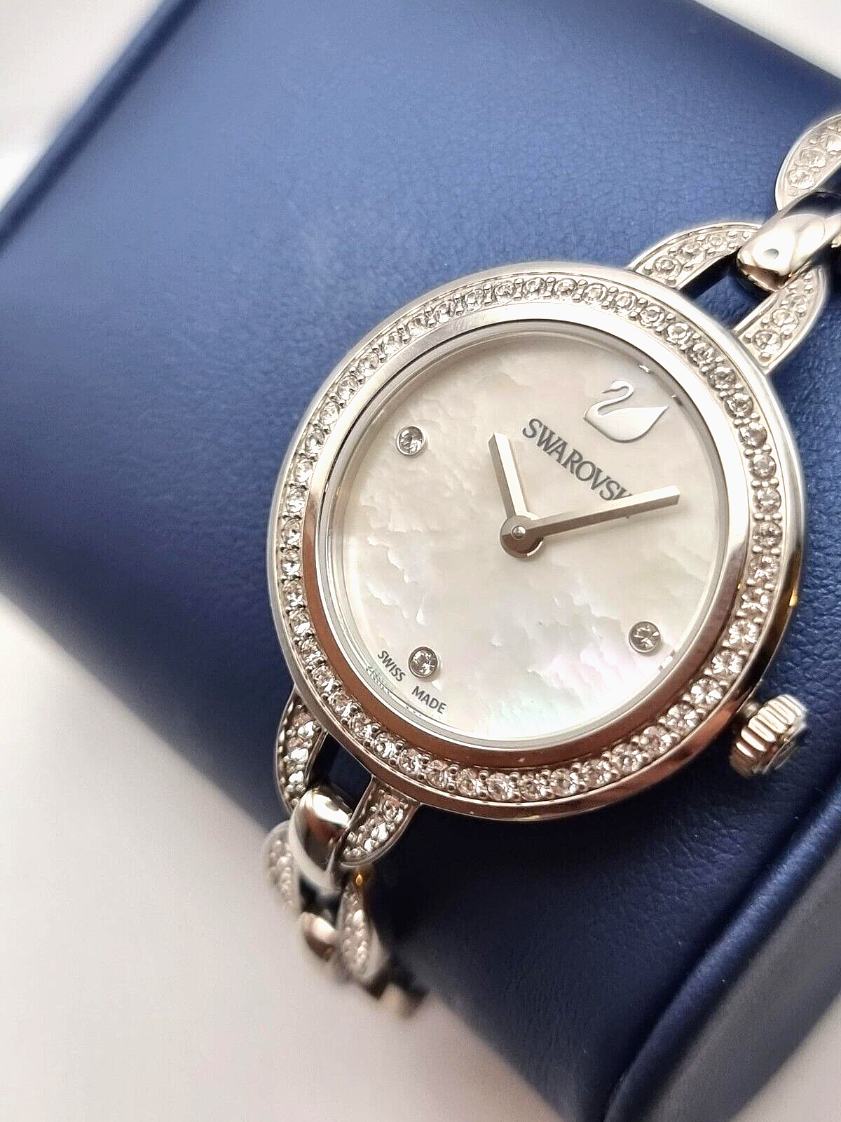 New SWAROVSKI WATCH AILA MINI CHAIN - SILVER