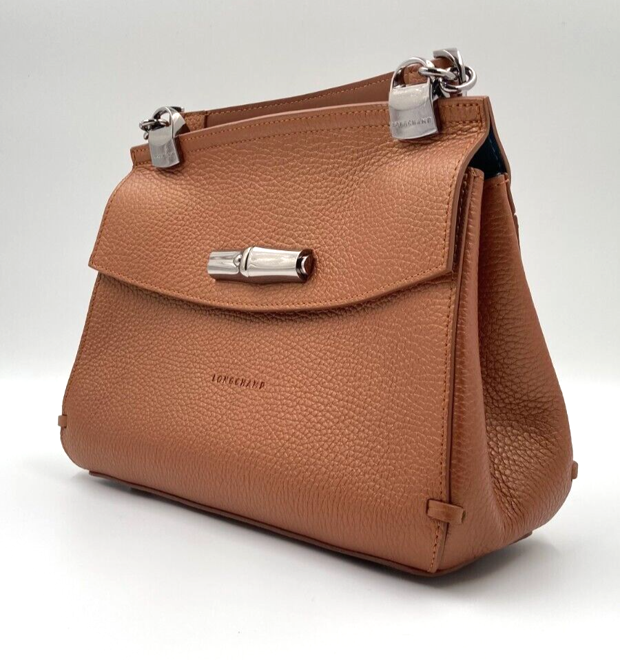 LONGCHAMP MADELEINE CROSS BODY/HANDLE BAG - M - CARAMEL