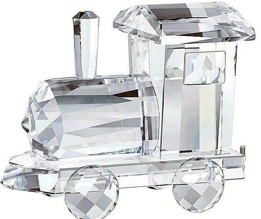 Neu SWAROVSKI "FIRST STEP COLLECTION" LOKOMOTIVE - KRISTALL