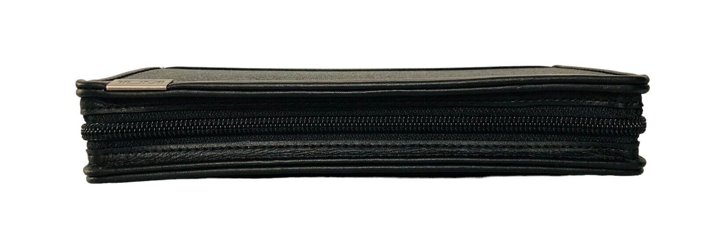 New TUMI ALPHA ZIP-AROUND TRAVEL WALLET - ANTHRACITE