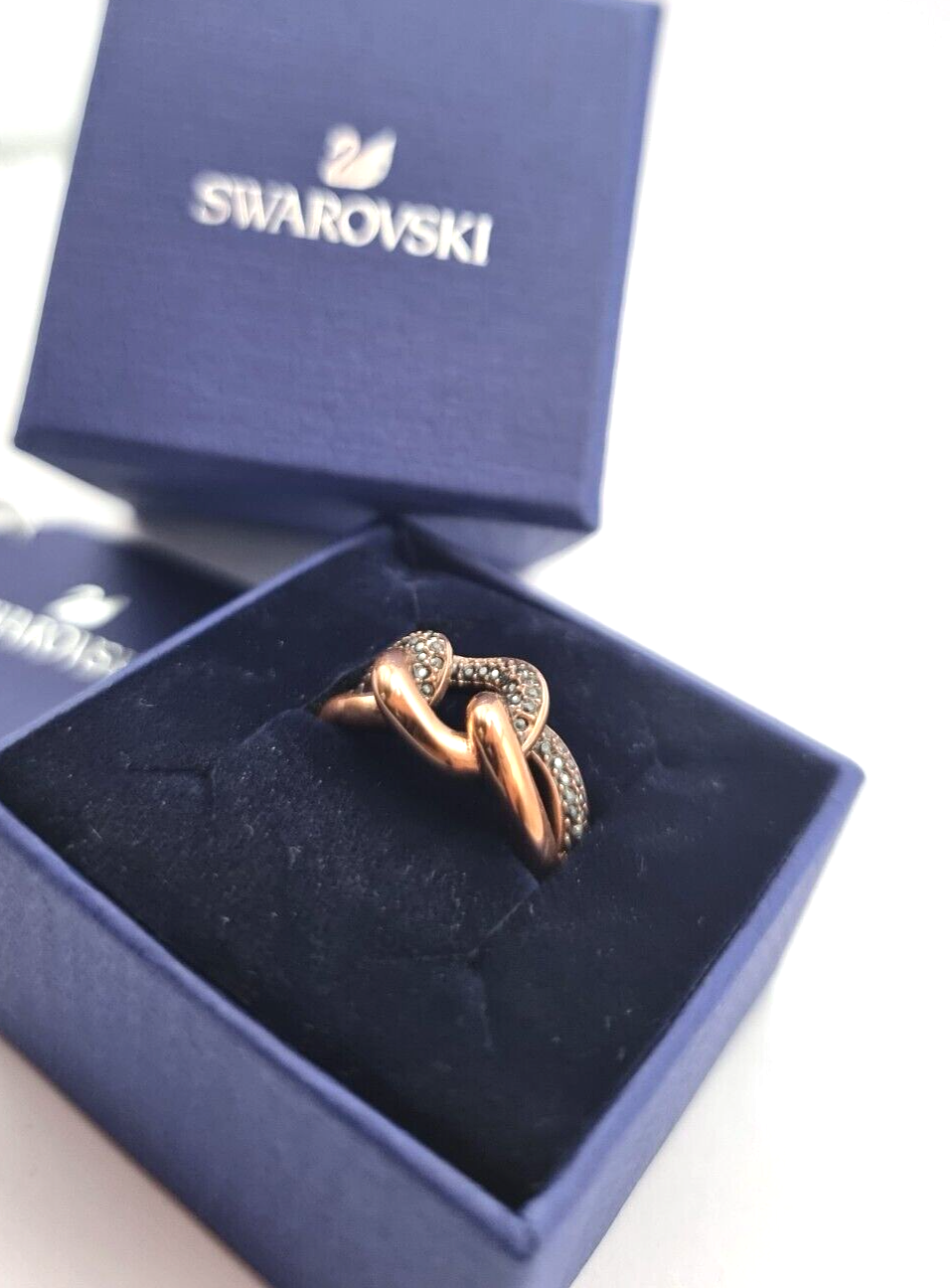 New SWAROVSKI LANE MOTIV RING - ROSEGOLD - GR. 52