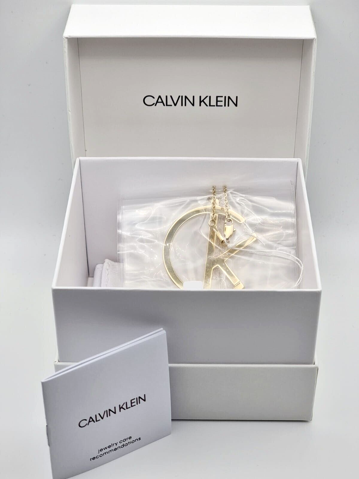 New CALVIN KLEIN LEAGUE KJ6DJP100200 STAINLESS STEEL NECKLACE - GOLD