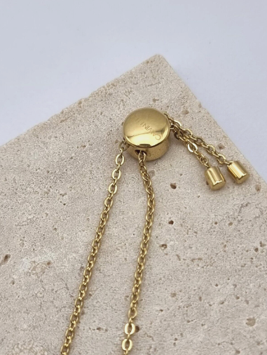 Neu CALVIN KLEIN TUNE KJ9MJB140100 EDELSTAHLARMBAND - GOLD