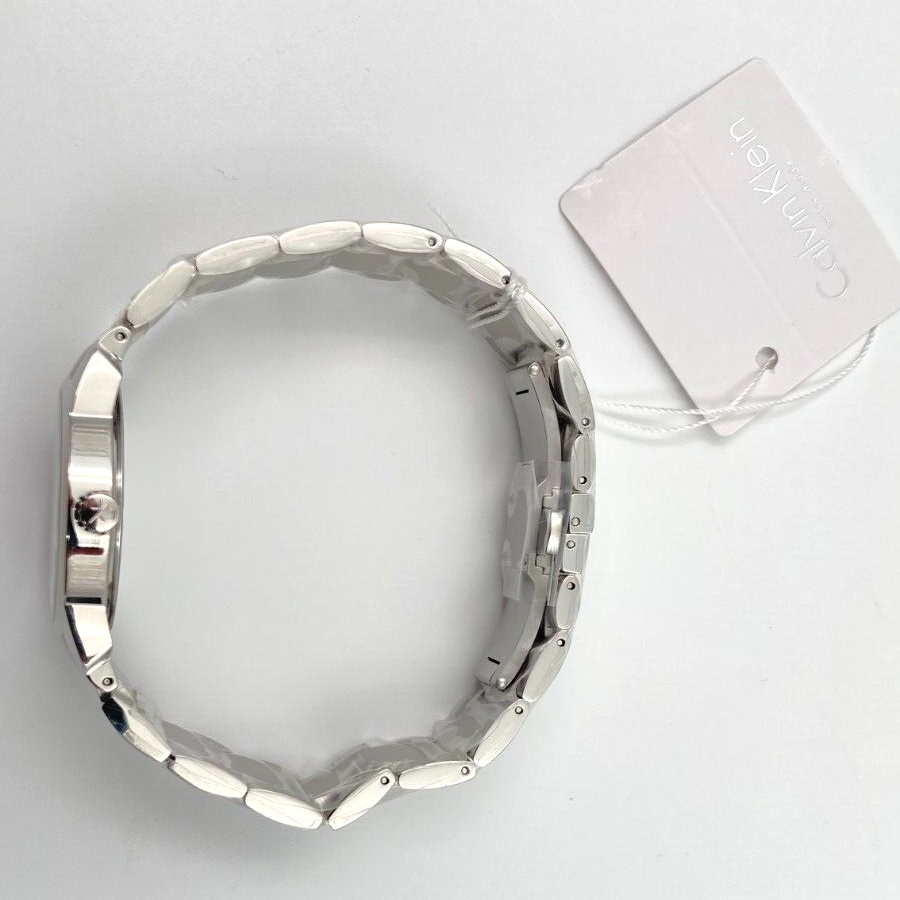 New Swiss Made CALVIN KLEIN City Quartz Silver Dial Ladies Watch