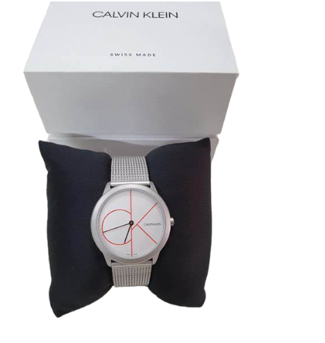 New Swiss Made CALVIN KLEIN City Stainless Steel Men's Watch