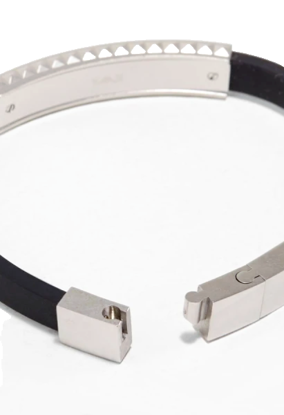 Neu EMPORIO ARMANI HERREN-OHRSTECKERARMBAND AUS EDELSTAHL - EGS1882040