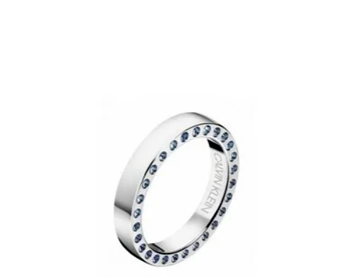 New CALVIN KLEIN HOOK RING  - SILVER KJ06MR040408 - SIZE 57