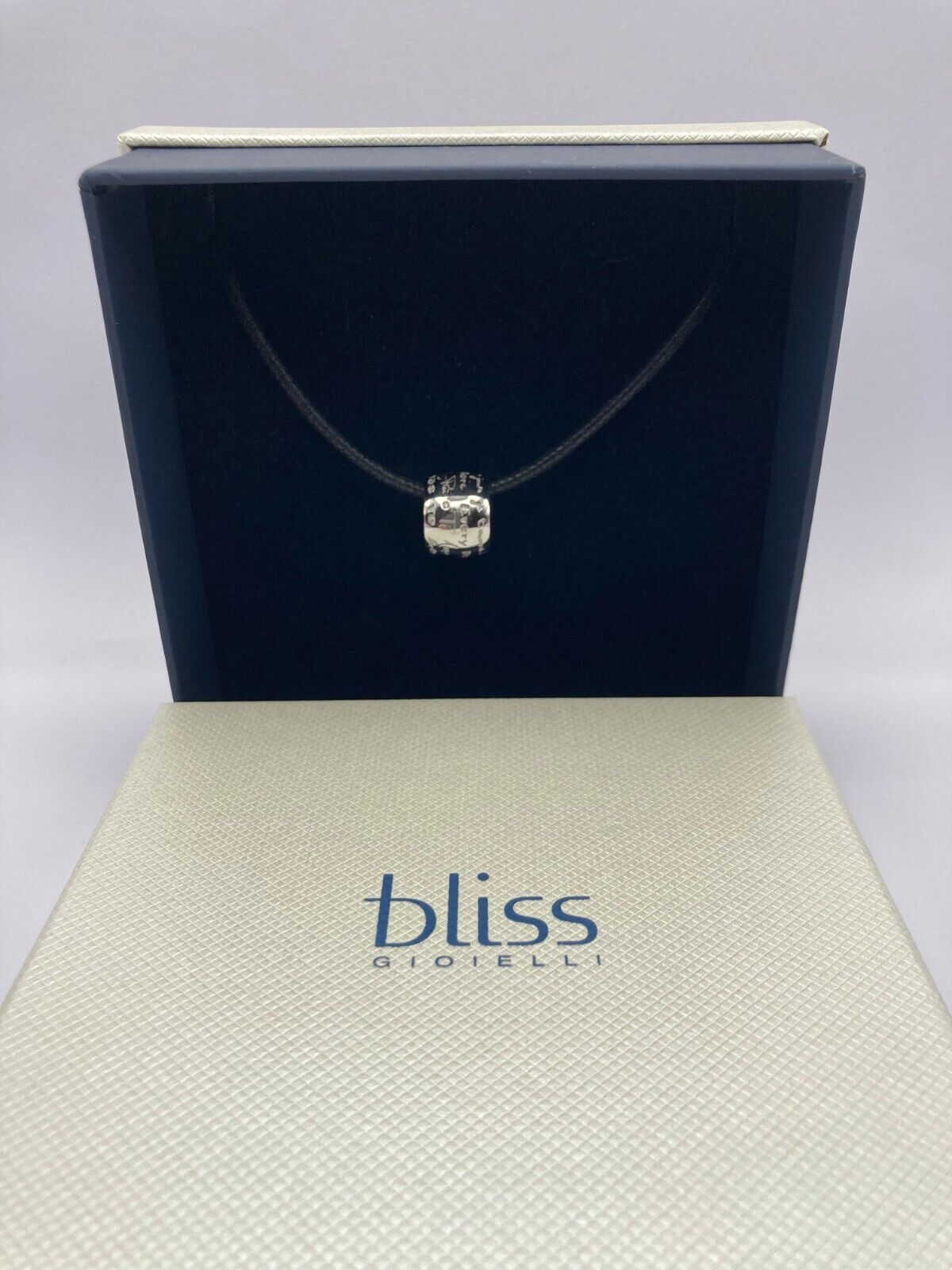 New BLISS Unisex 'I Love You More Every Day' Necklace - 925 Silver