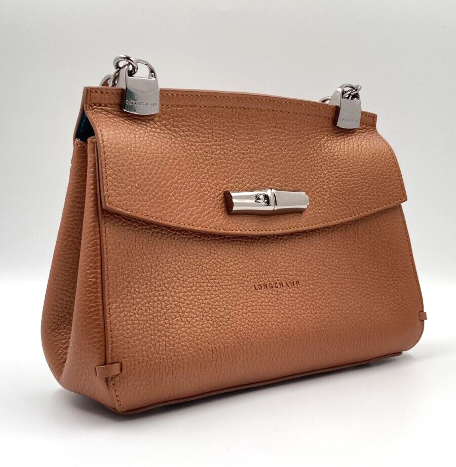 LONGCHAMP MADELEINE CROSS BODY/HANDLE BAG - M - CARAMEL