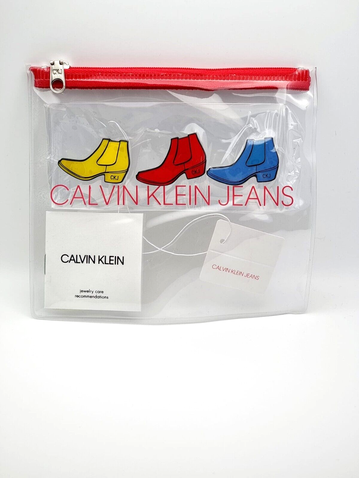 Neu CALVIN KLEIN JEANS PINS-UP KJJNDH300400 EDELSTAHL/EMAIL BROSCHEN