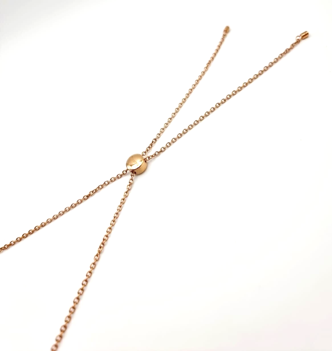 New CALVIN KLEIN GROOVY KJ8QPJ100100 CHOKER NECKLACE - ROSE GOLD