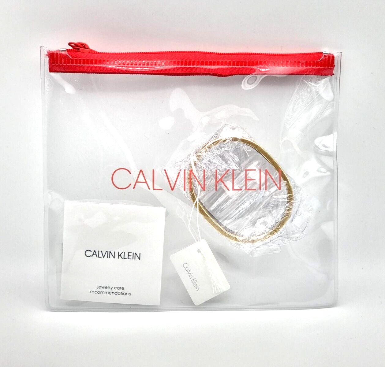 New CALVIN KLEIN ARMREIF SET HOOK GUNMETAL/GELBGOLD - XS