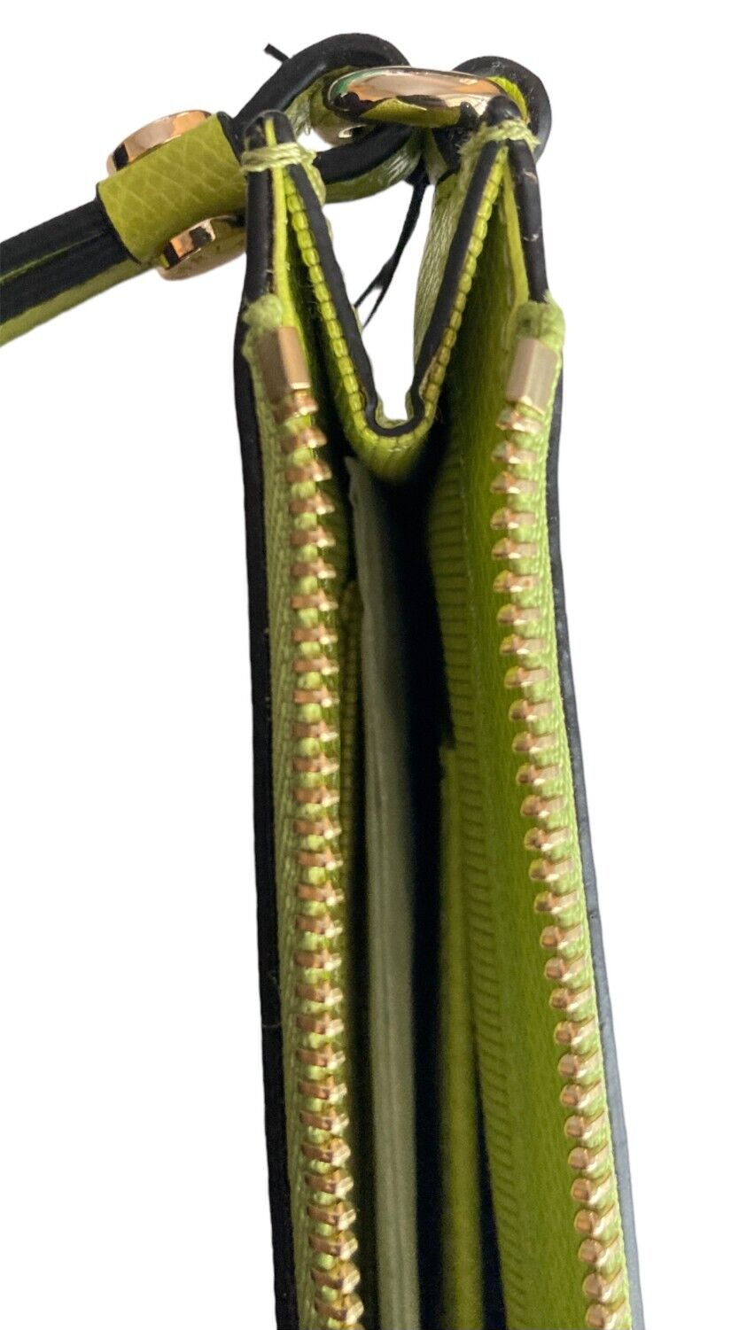 Neu FURLA BABYLON UMSCHLAGTASCHE - LIME YELLOW