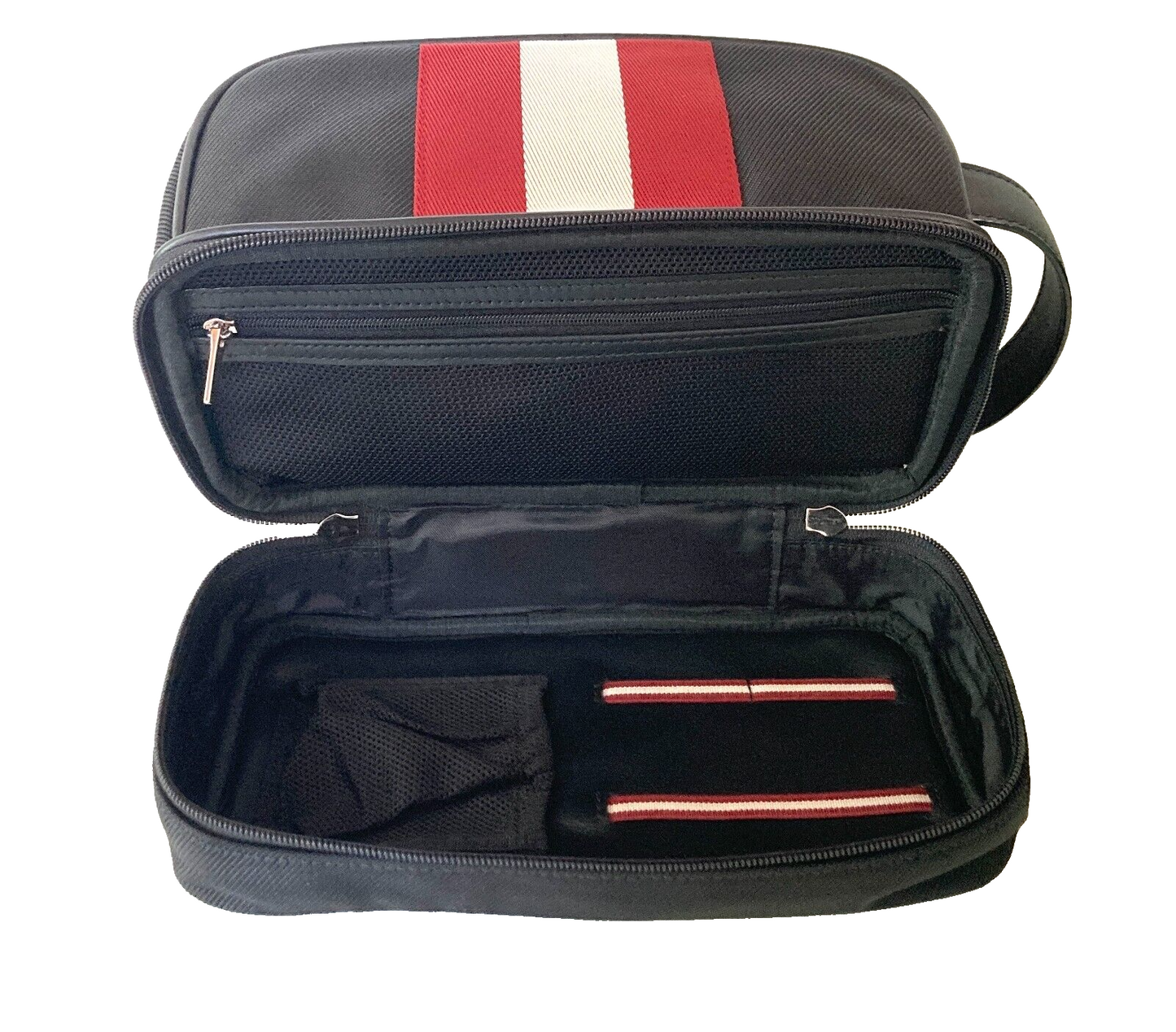 New BALLY BRINT Stripe Wash Bag