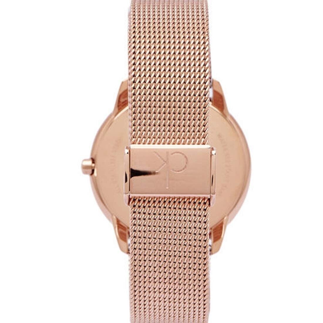 New Swiss Made CALVIN KLEIN Unisex Minimal - Rose GoldWatch