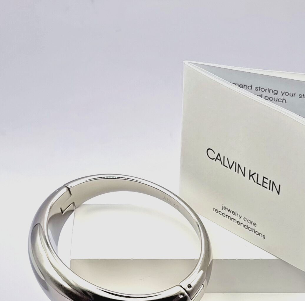 New CALVIN KLEIN ELLIPSE BRACELET KJ3QMD0001XS - SILVER - XS