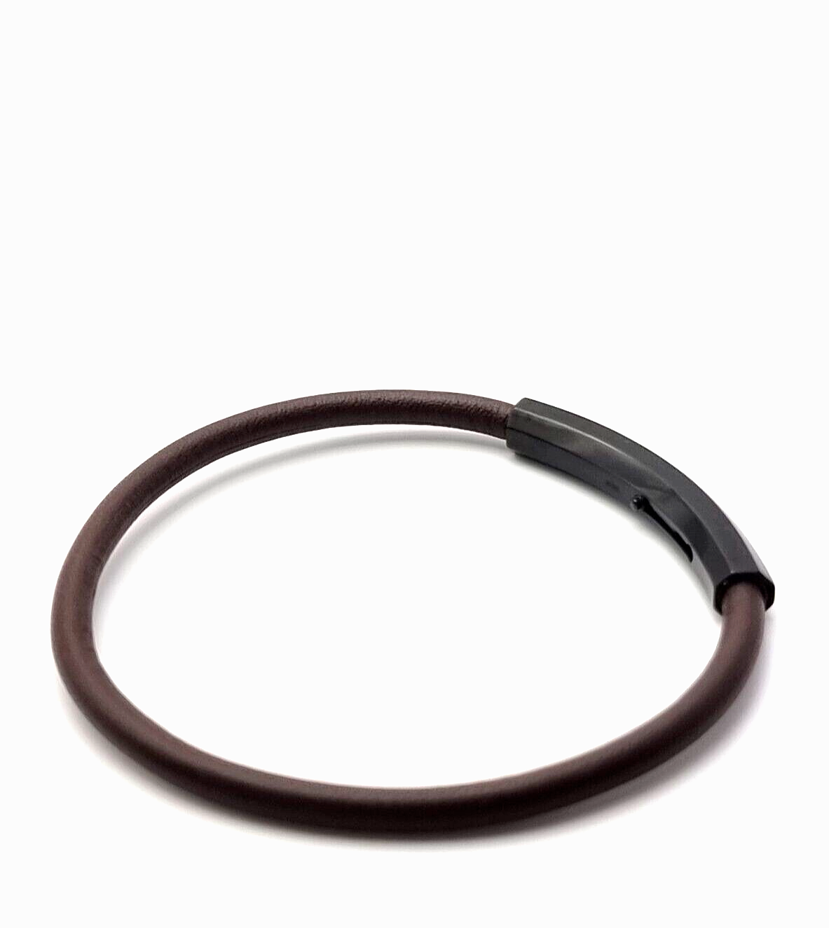 Neu EMPORIO ARMANI HERREN LEDERARMBAND EGS2404001 - BRAUN