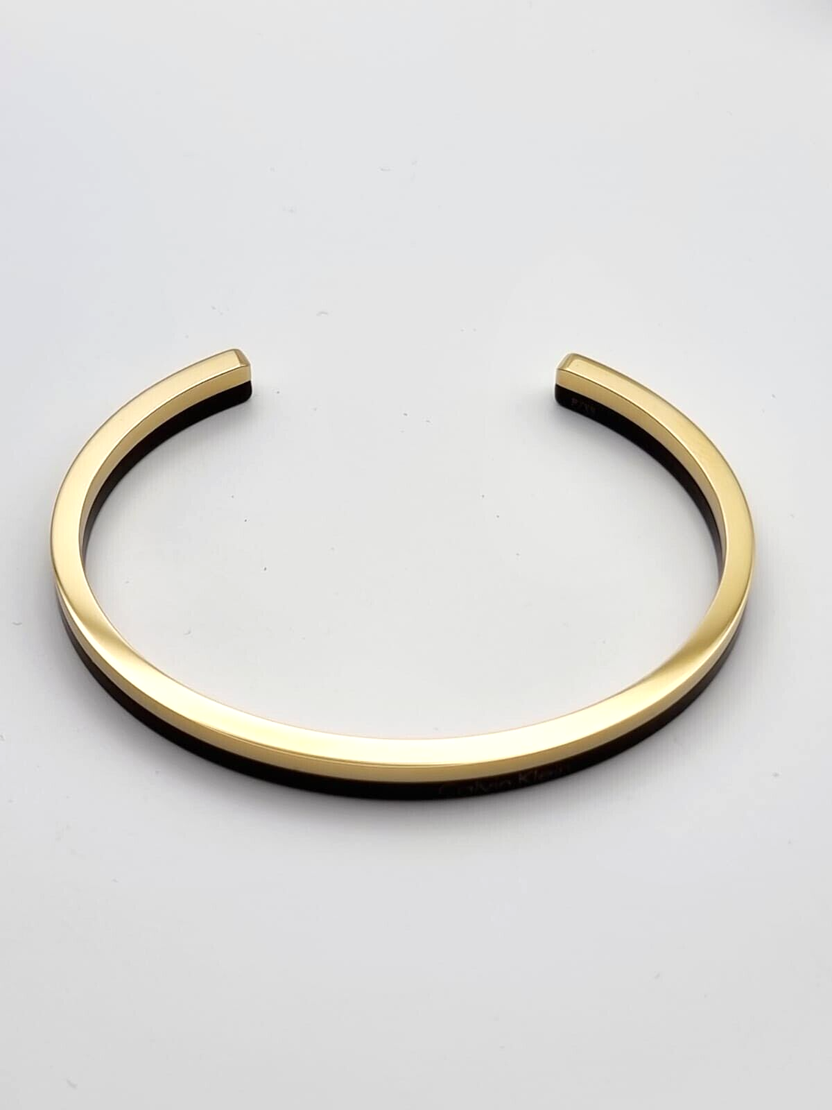 New CALVIN KLEIN GORGEOUS KJ5VBF2001XS  BRACELET - GOLD/BLACK - SIZE XS