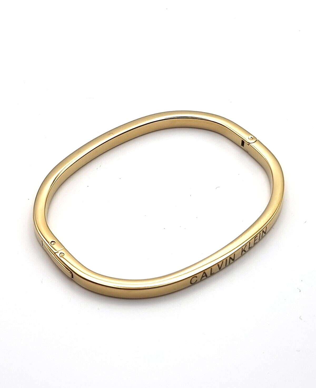 New CALVIN KLEIN ARMREIF HOOK "LOVE" GELBGOLD - XS