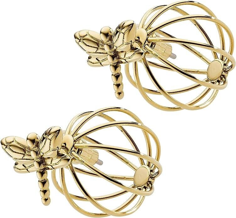 New EMPORIO ARMANI Dragonfly Earings - GOLD