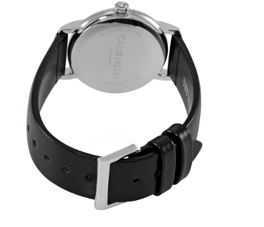 New Swiss Made CALVIN KLEIN Established Quartz Black Dial Ladies Watch