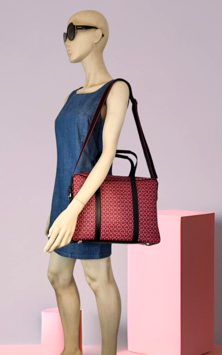 Neu DAVIDOFF COLORAMA BUSINESS TASCHE 1 ZIP - ROT