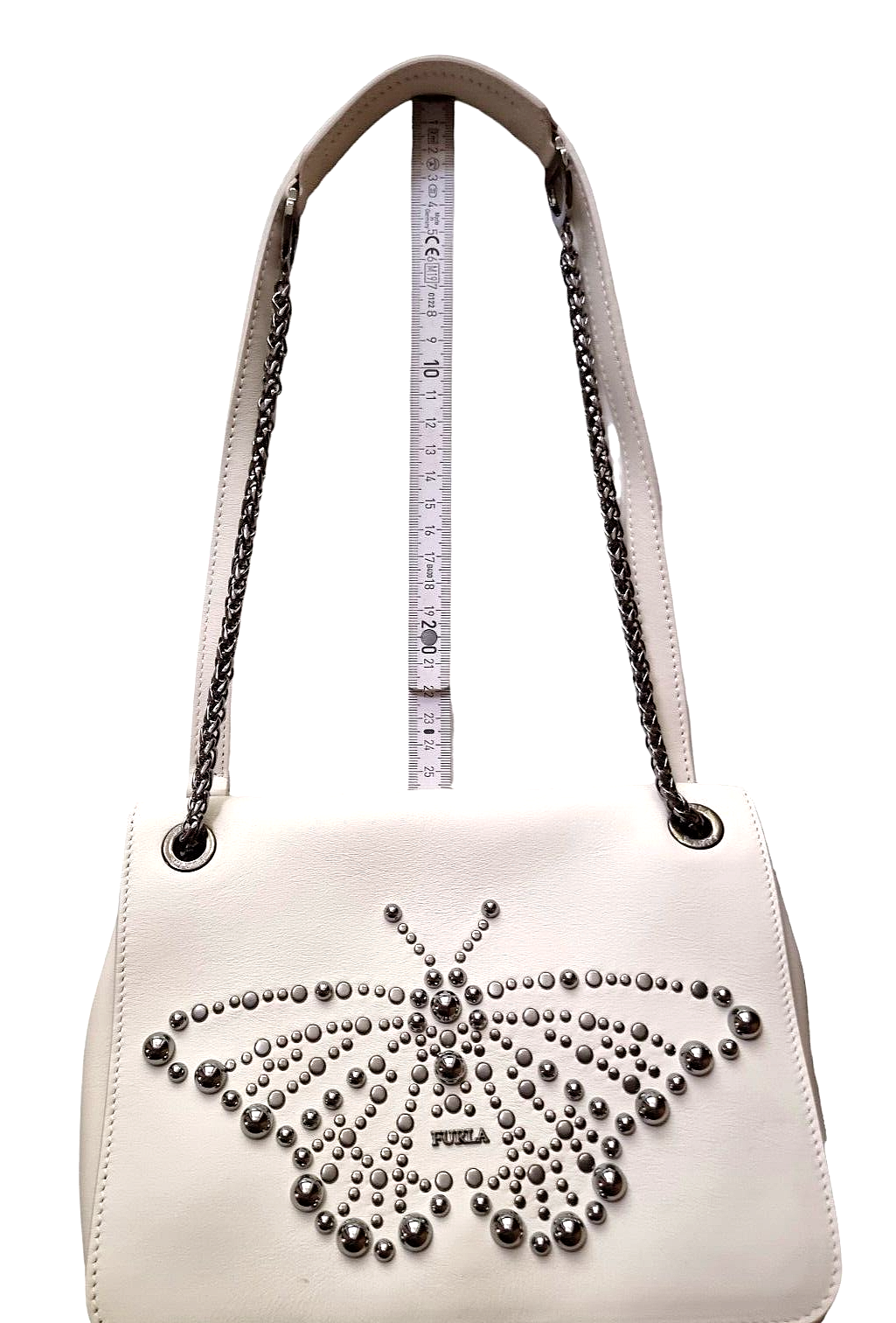 Neu FURLA GEMMA S TASCHE ECRU