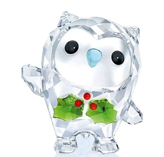 Neu SWAROVSKI HOOT "HAPPY HOLIDAYS" - KRISTALL - Ausgabe 2018