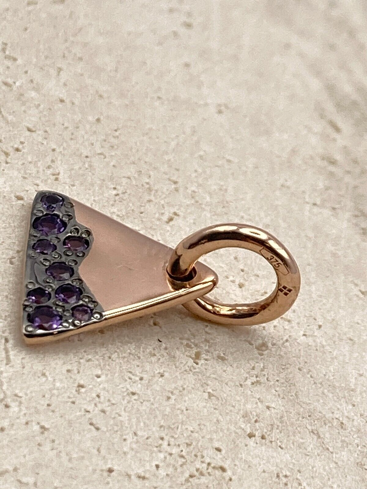 New DODO PRECIOUS TAG - 9KT GOLD/VIOLET AMETHYST