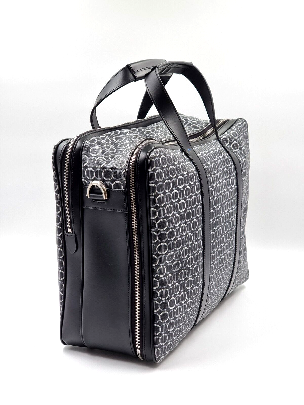 Neu DAVIDOFF LG COLORAMA SOFT SUITCASE 2 REISSVERSCHLÜSSE - SCHWARZ