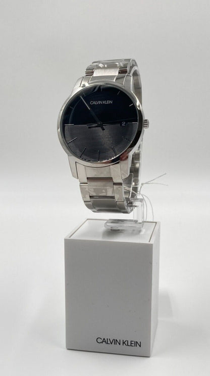 New Swiss Made CALVIN KLEIN City Quartz Black Dial Men's Watch