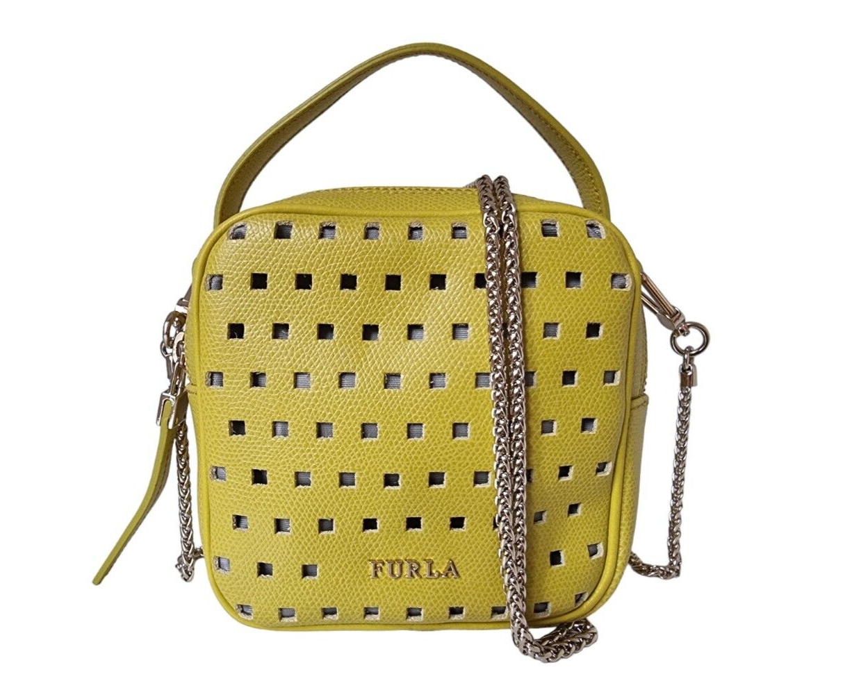 Neu FURLA YO-YO Mini XBody Bag - Senfgelb