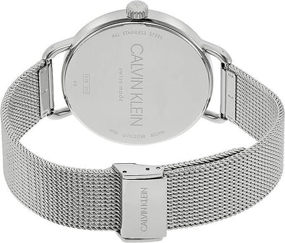 New Swiss Made CALVIN KLEIN Even Quartz Silver Dial Ladies Watch