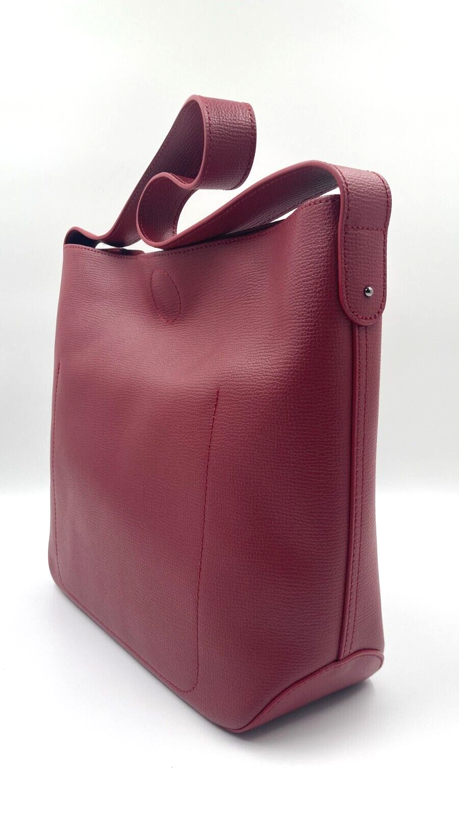 LONGCHAMP SHOP-IT HOBO BAG M - GARNET RED