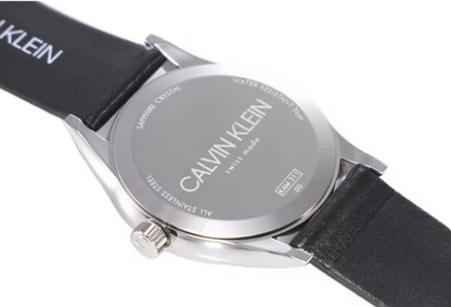 New Swiss Made CALVIN KLEIN Completion Silver Dial Men's Quartz Watch