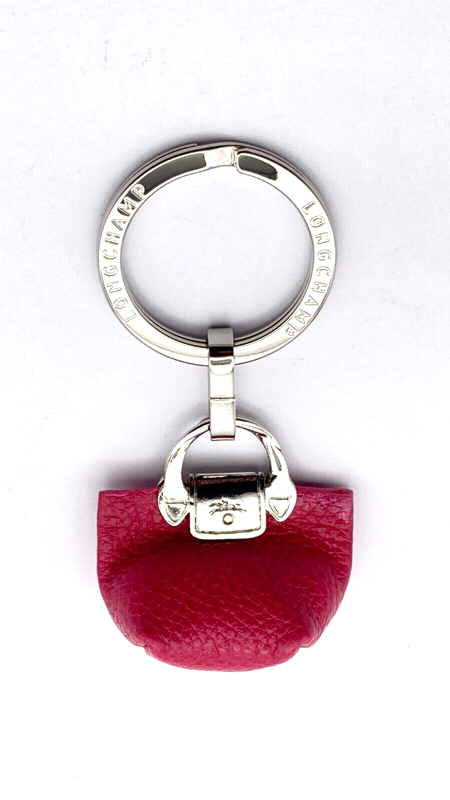 LONGCHAMP LE PLIAGE CUIR KEY CHAIN - PINK