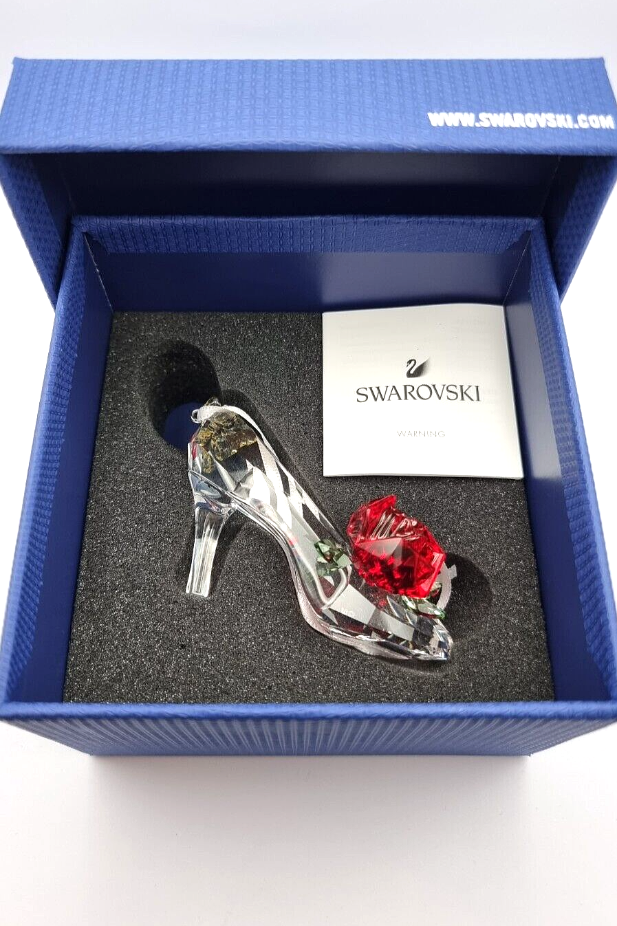 New SWAROVSKI BELLE INSPIRED SHOE ORNAMENT - CRYSTAL