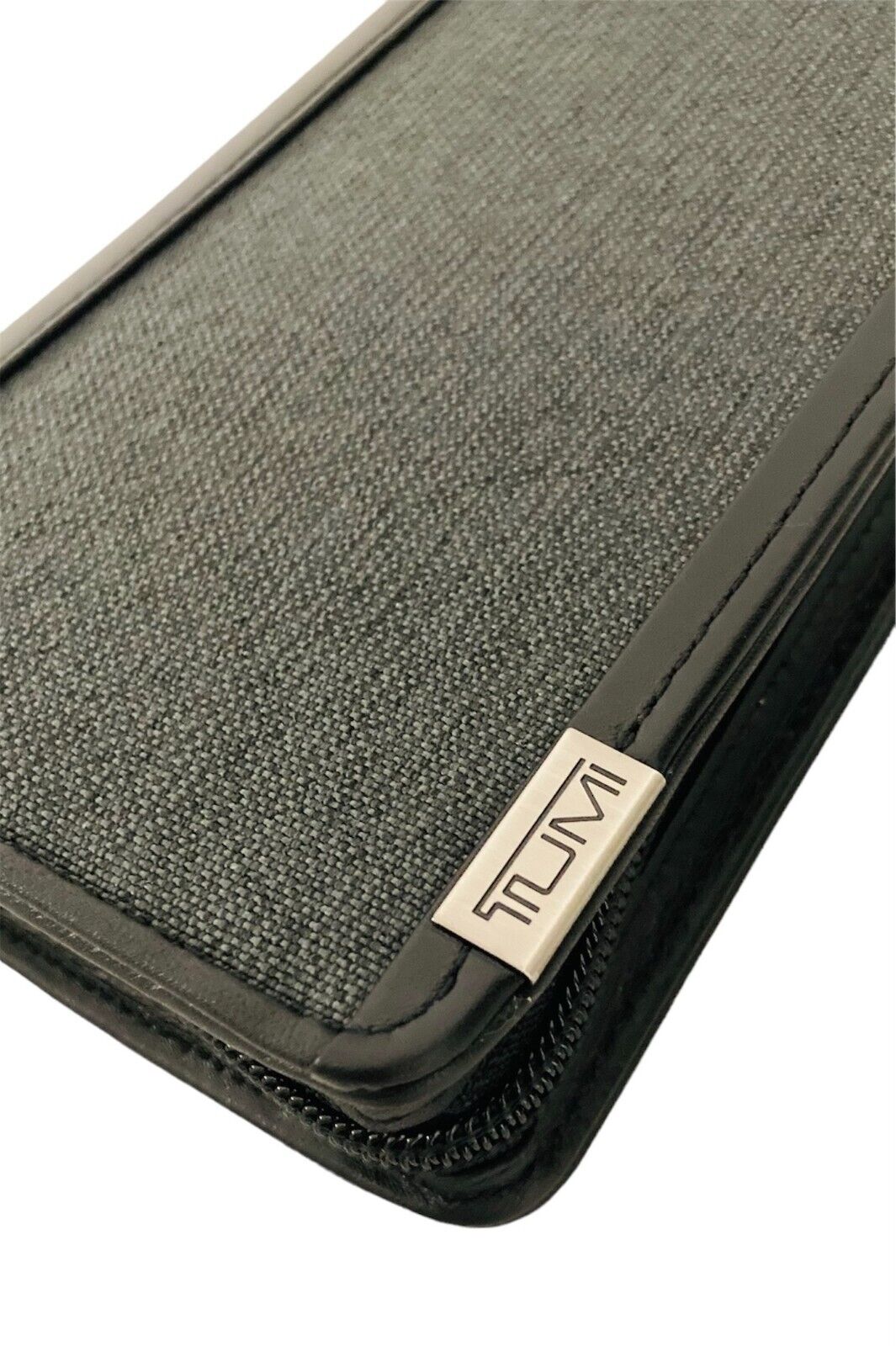 New TUMI ALPHA ZIP-AROUND TRAVEL WALLET - ANTHRACITE