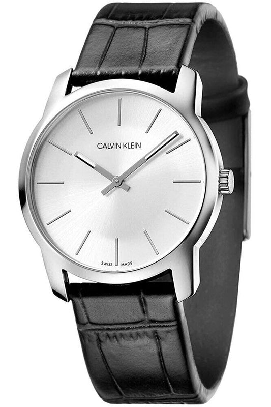 New Swiss Made CALVIN KLEIN Unisex Quartz City Analog Display Watch