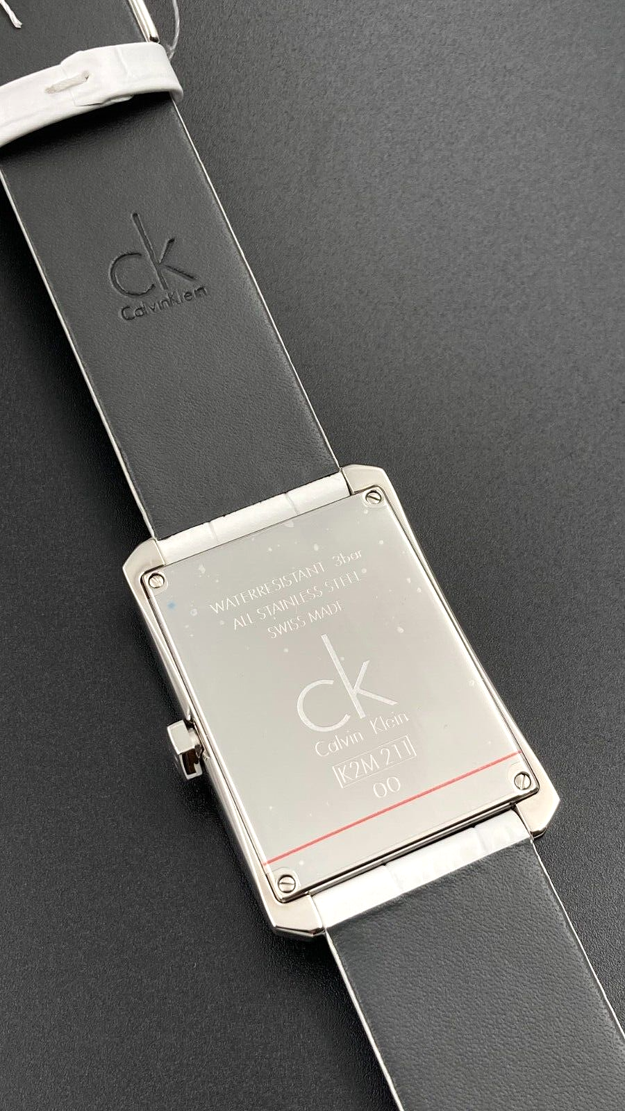 New Swiss Made CALVIN KLEIN Window Silver Dial Men's Watch