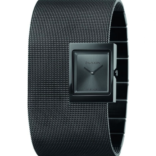 New Swiss Made CALVIN KLEIN Ladies Black Dial Watch