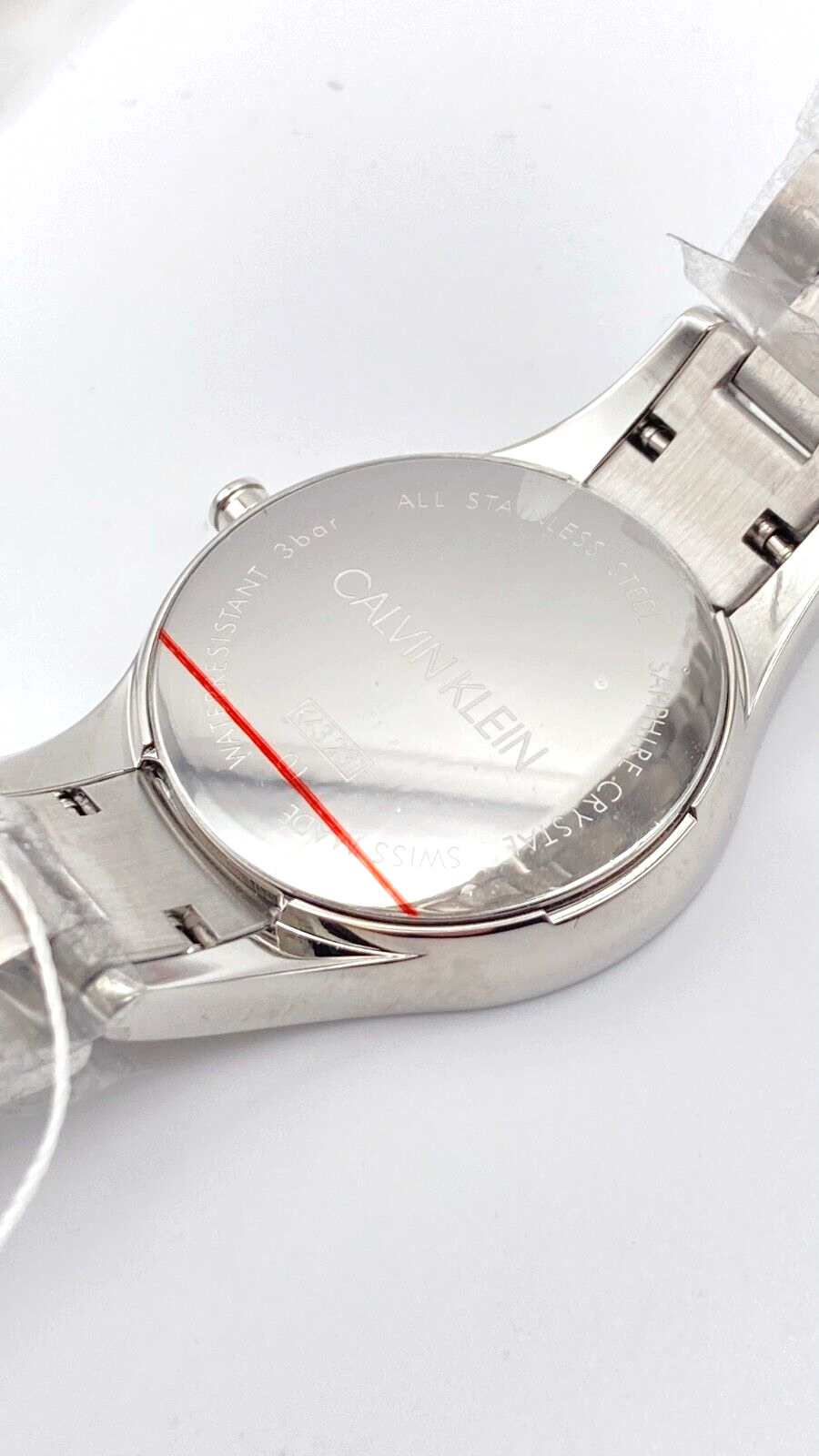 New Swiss Made CALVIN KLEIN Simplicity Quartz Silver Dial Ladies Watch