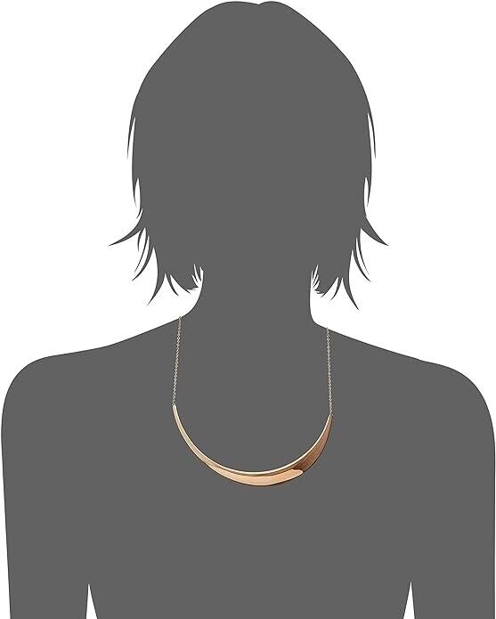 New CALVIN KLEIN GROOVY KJ8QPJ100100 CHOKER NECKLACE - ROSE GOLD