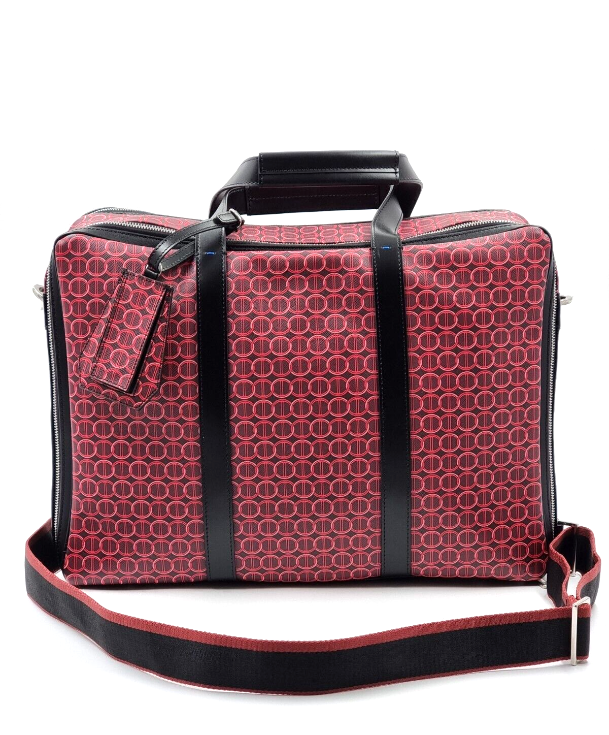 Neu DAVIDOFF LG COLORAMA SOFT SUITCASE 2 REISSVERSCHLÜSSE - ROT 