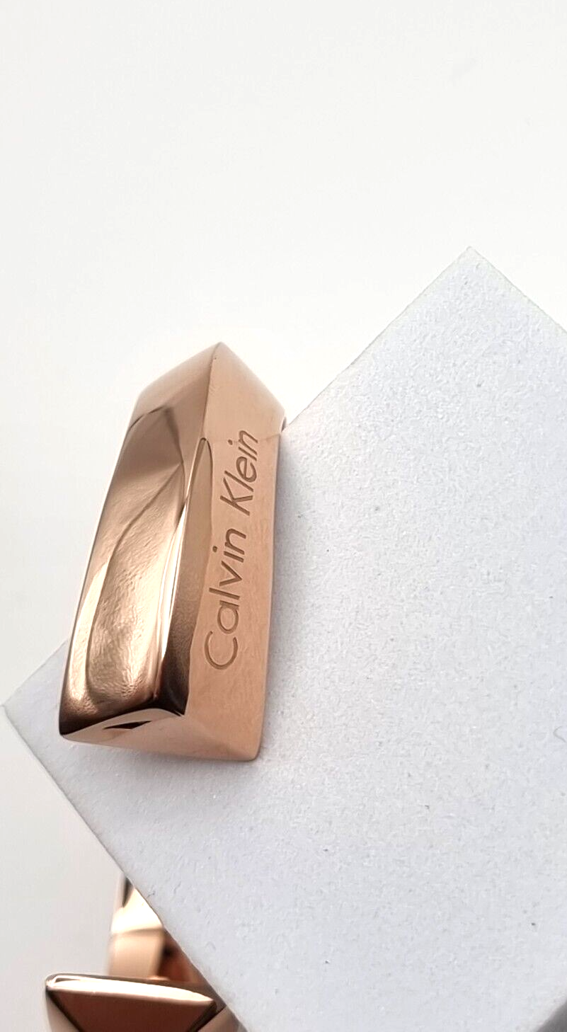 New CALVIN KLEIN ARMREIF SHAPE ROSEGOLD - XS