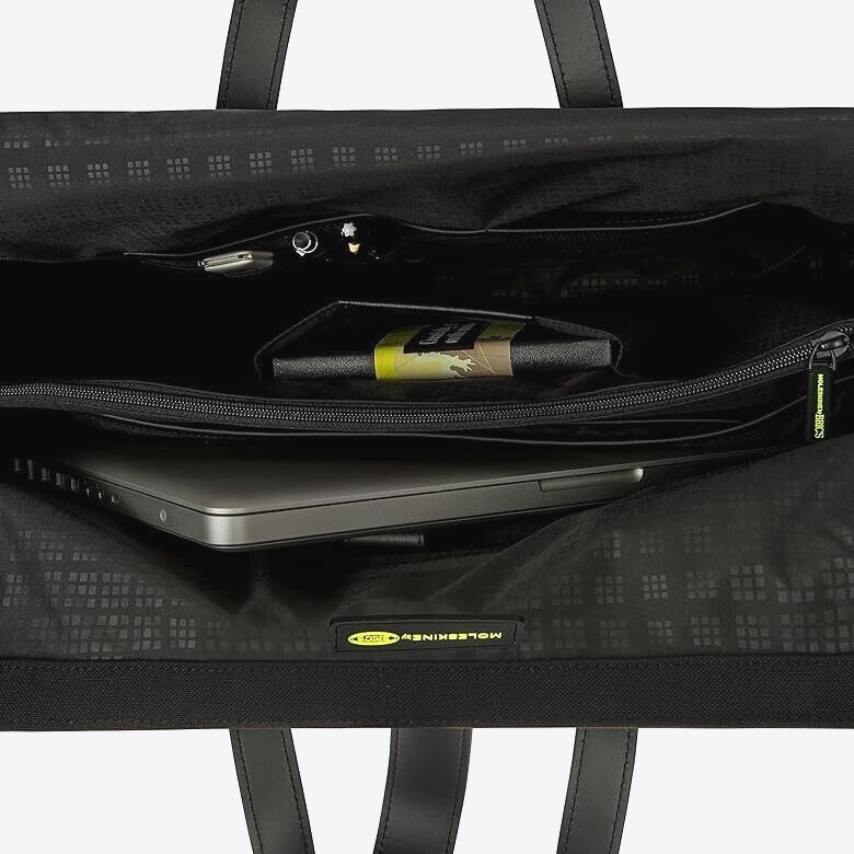 New BRIC´S MOLESKINE ROLL - TOP MESSENGER BAG - BLACK