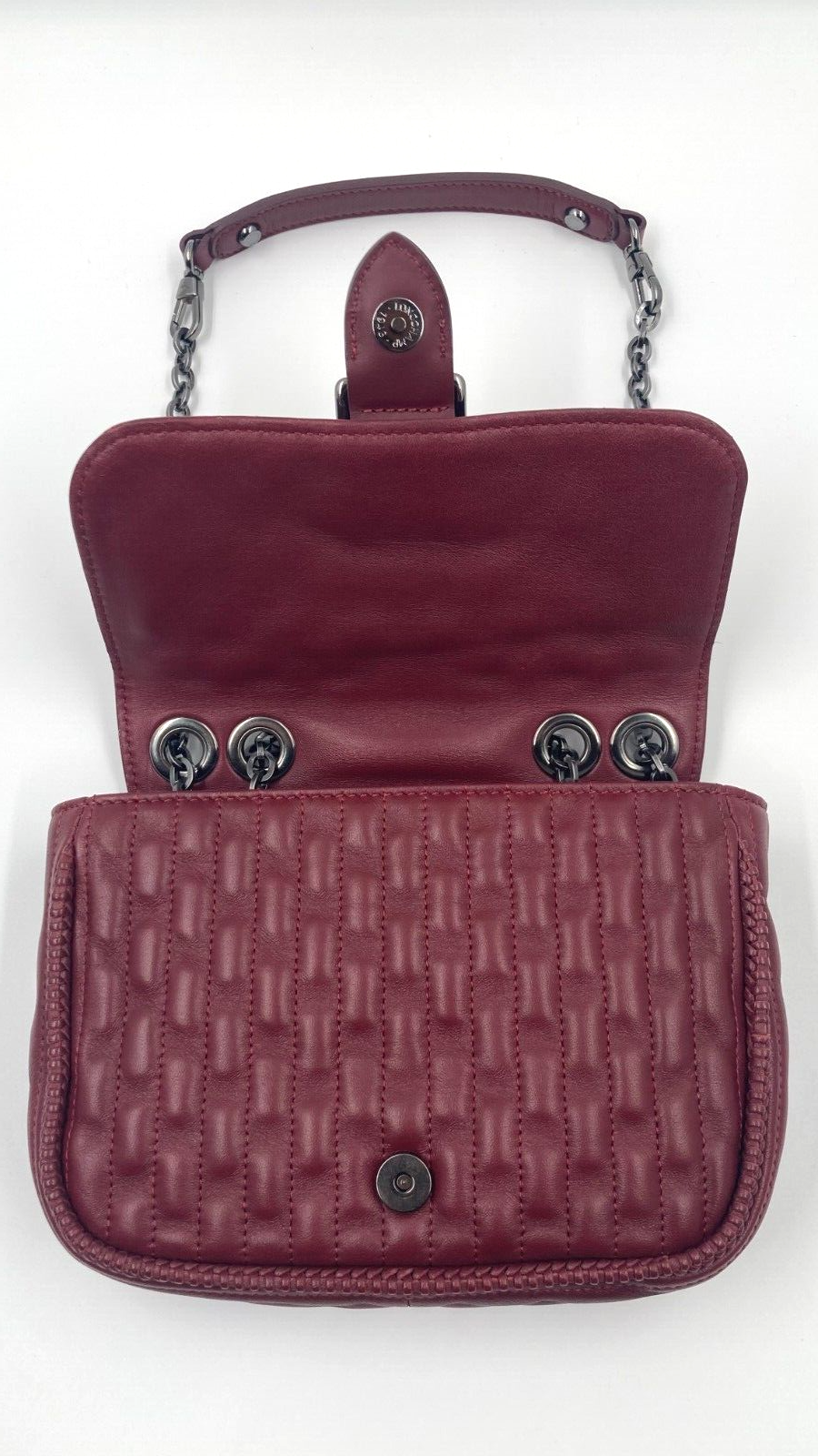 LONGCHAMP AMAZONE MATELASSE CROSS BODY - S - BURGUNDY