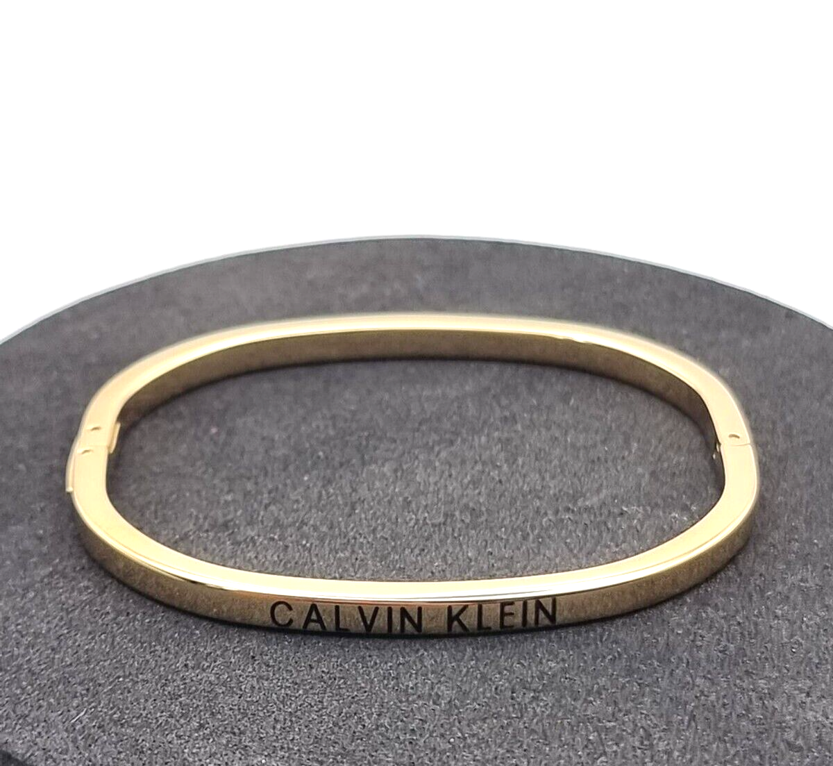 New CALVIN KLEIN ARMREIF HOOK "LOVE" GELBGOLD - XS