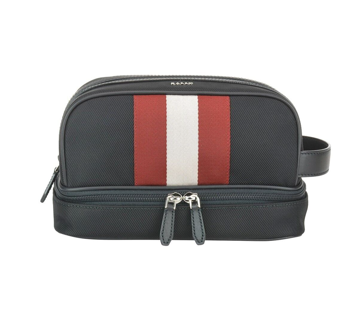 New BALLY BRINT Stripe Wash Bag